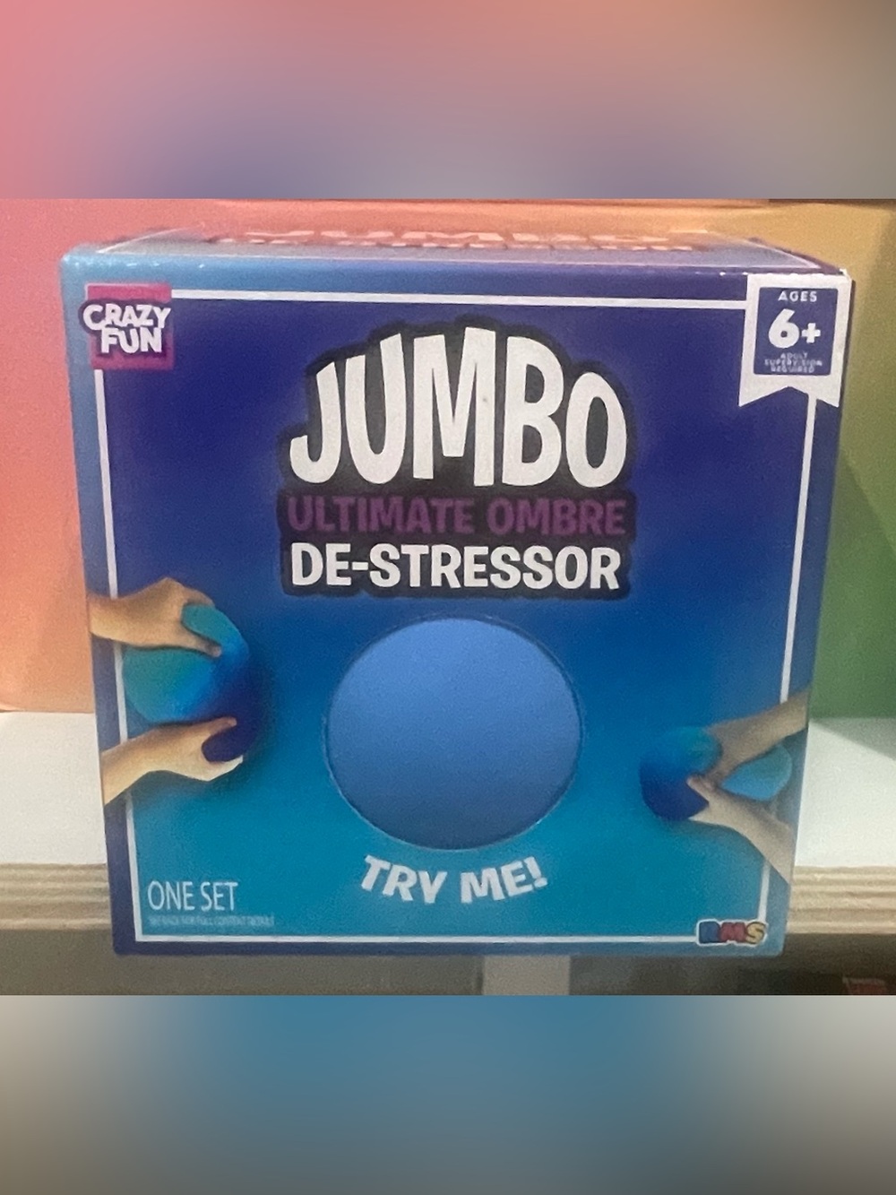 RMS Jumbo Squishy Ultimate Ombre De-Stressor - Blue